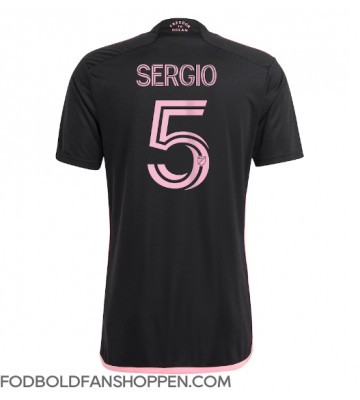 Inter Miami Sergio Busquets #5 Udebanetrøje 2023-24 Kortærmet